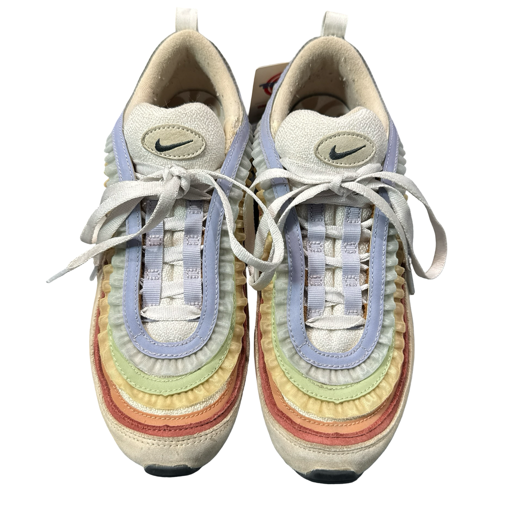Nike Air Max 97 Be True 2023 Ruffle Rainbow Sneakers Sail Mens 8