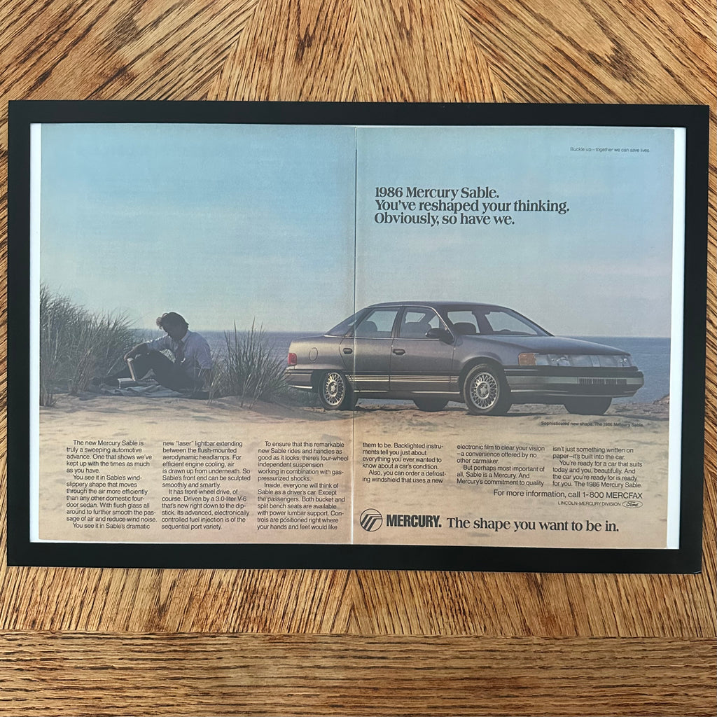 Framed vintage Sports Illustrated contents page with Tony Dorsett double page spread