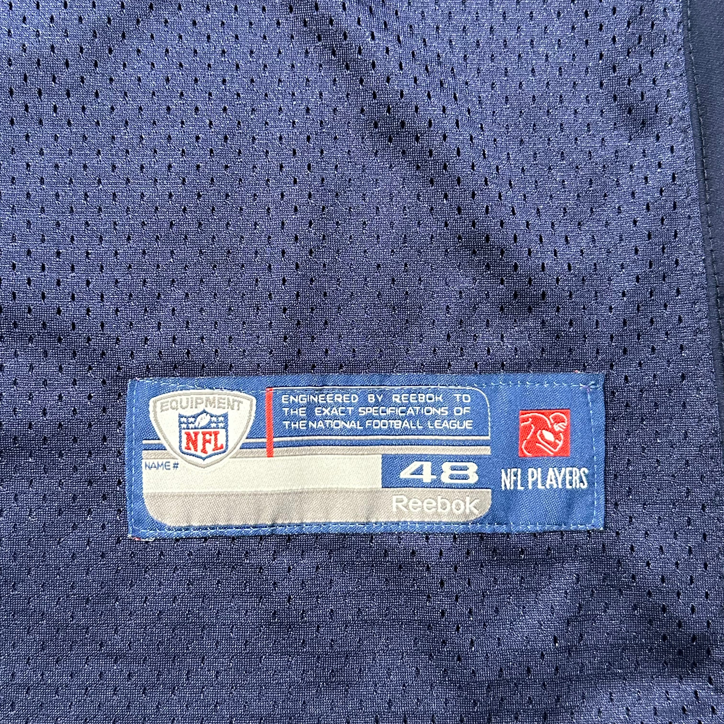 Reebok NFL size 48 interior tag