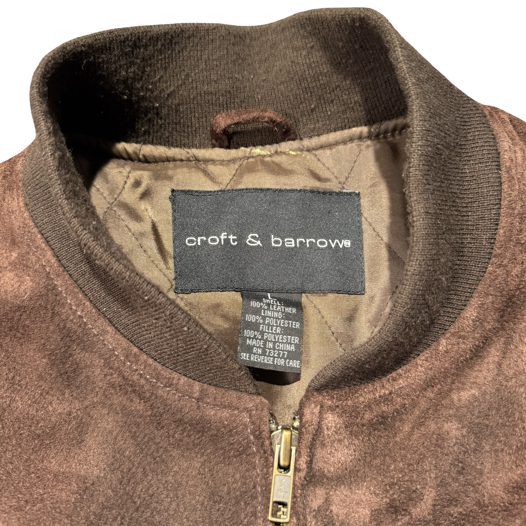 Croft & Barrow neck label size L 100% leather