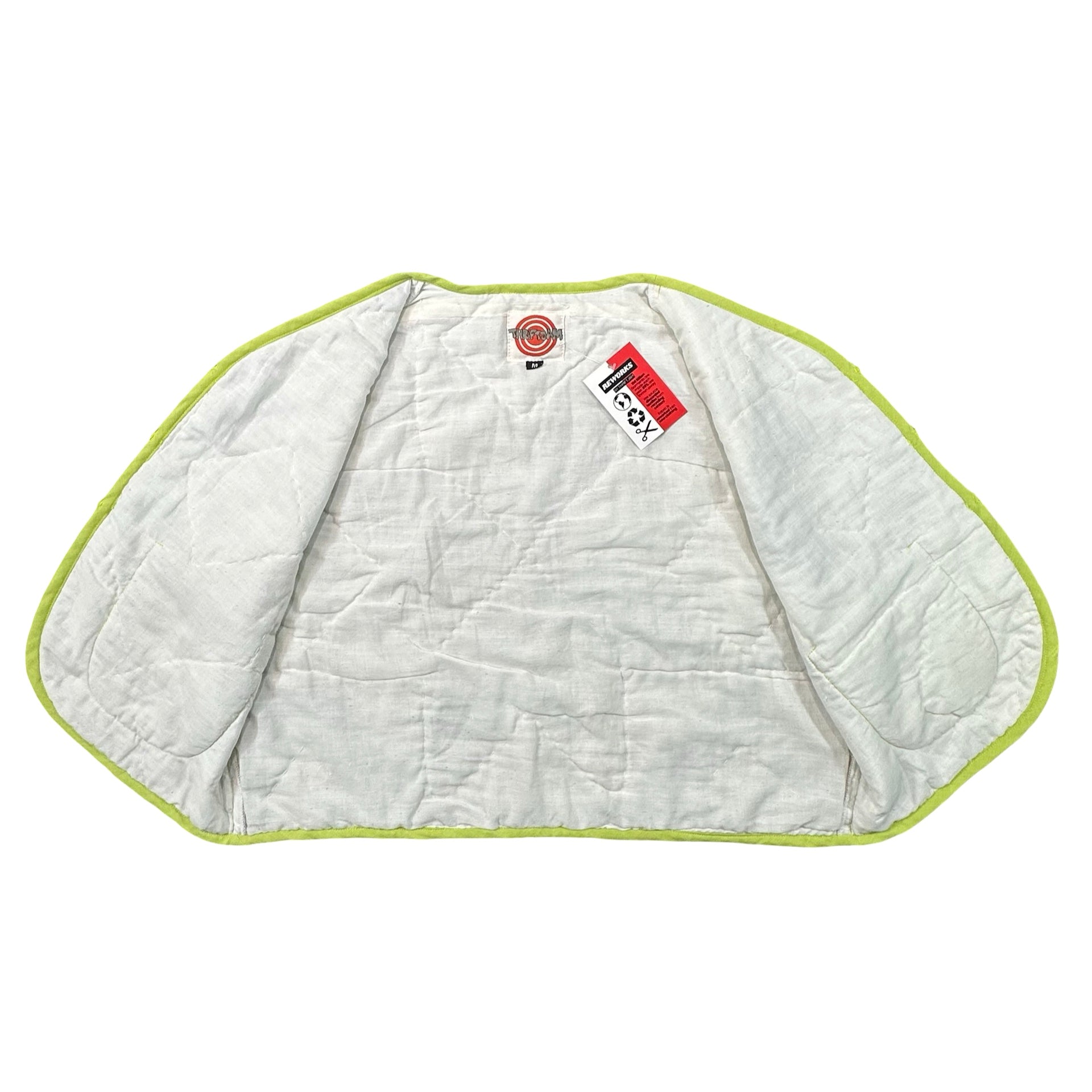 Willow Diamond M quilted vest rework - lining