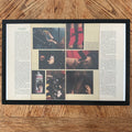 Framed vintage Arabian horse magazine article double page spread