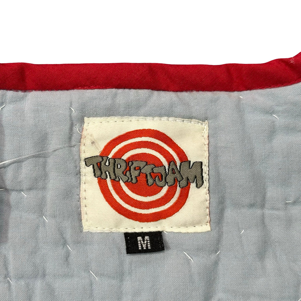 Sandlot Baseball M quilted vest rework - ThriftJam size tag