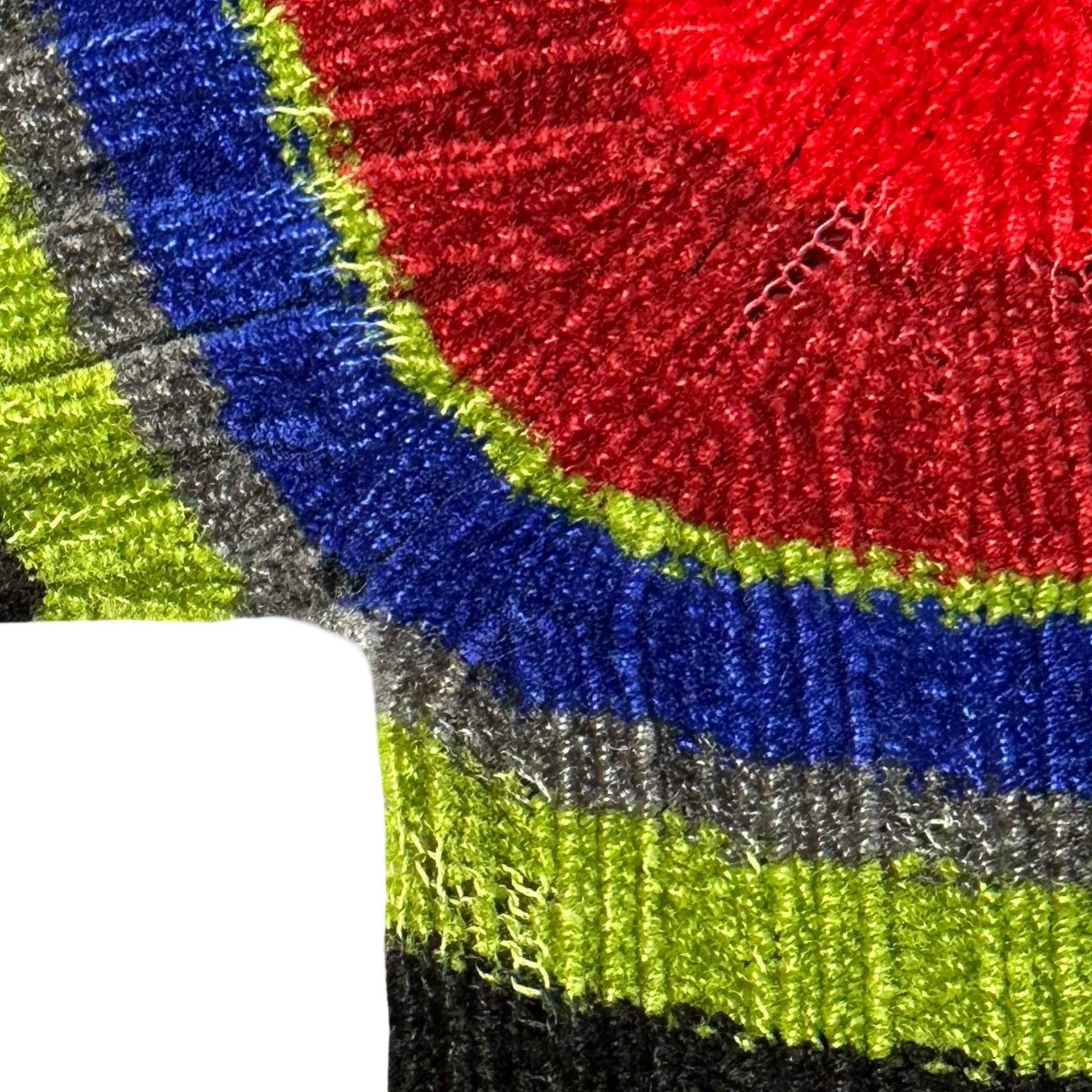 Stripe knit closeup