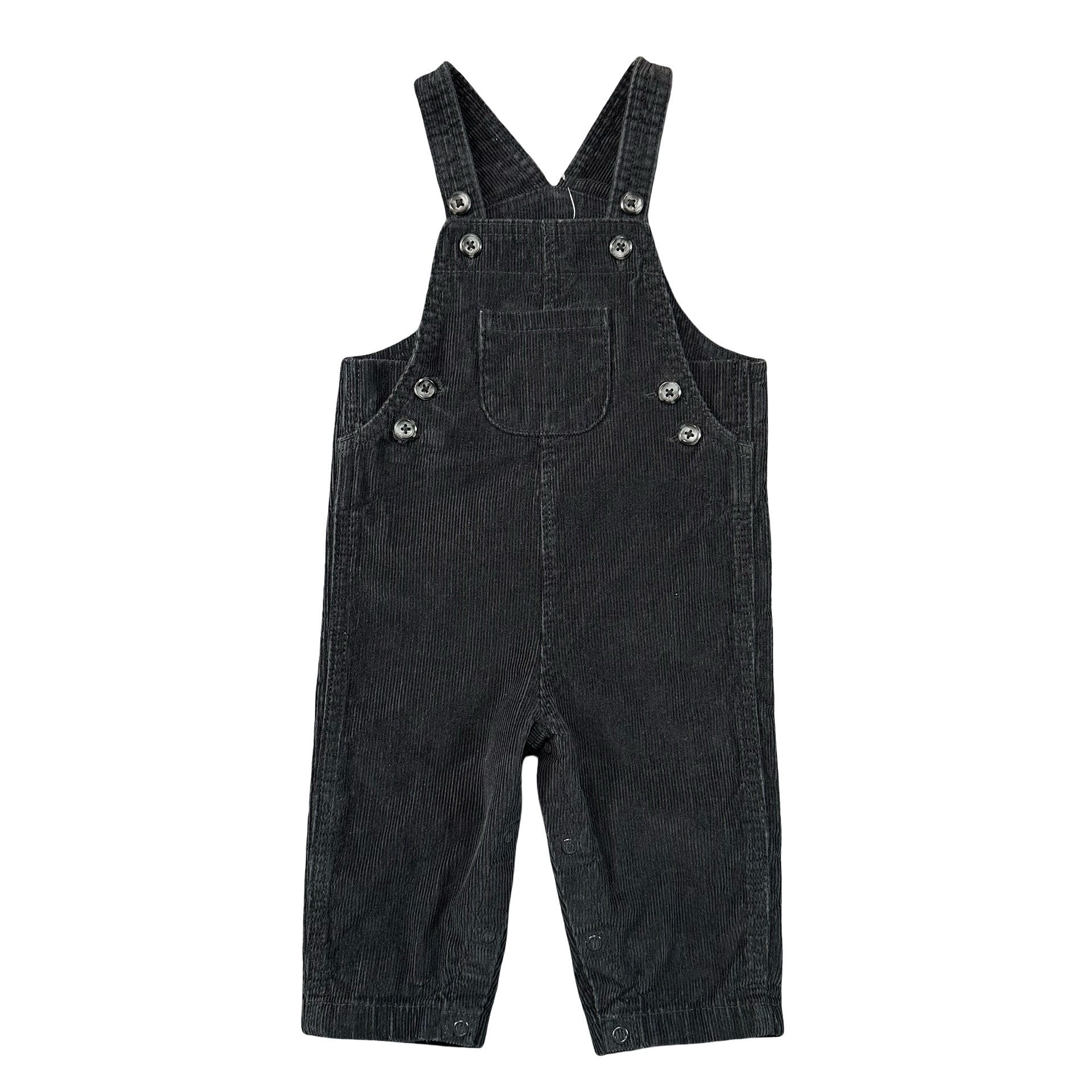 Carter's Black Corduroy Baby Overalls 9M Just One You - photo 1