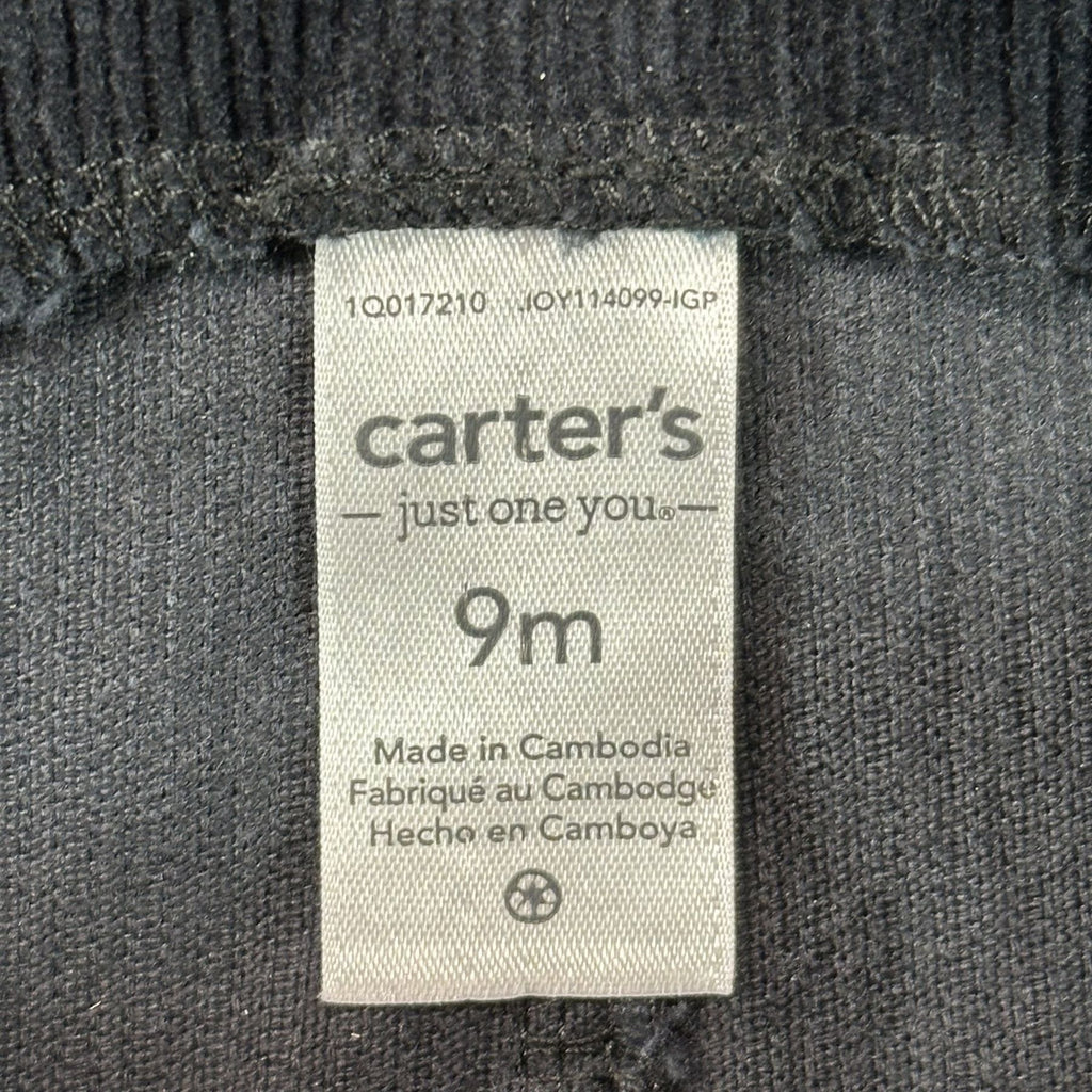 Carter's Black Corduroy Baby Overalls 9M Just One You - photo 4