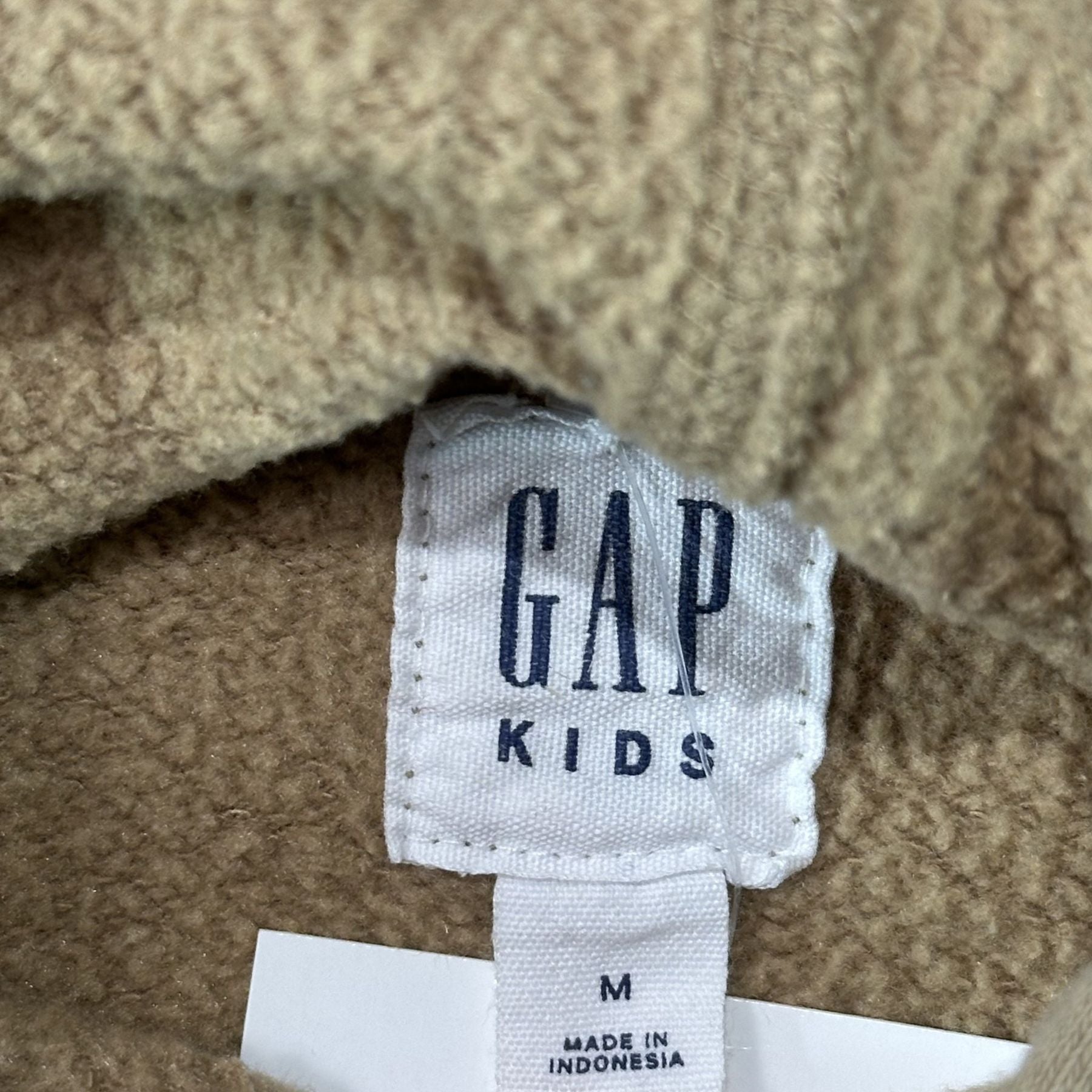 Gap Kids Tan Arch Logo Pullover Hoodie Kids Size M - photo 4