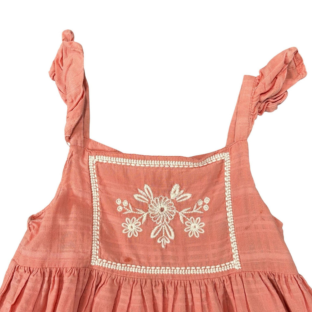 Max Studio Kids Coral Embroidered Tiered Sundress 3T - photo 2
