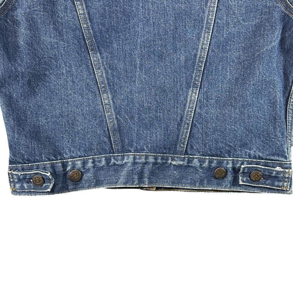 Vintage Levi's 76001 Made in USA Denim Trucker Jacket Youth L - photo 5