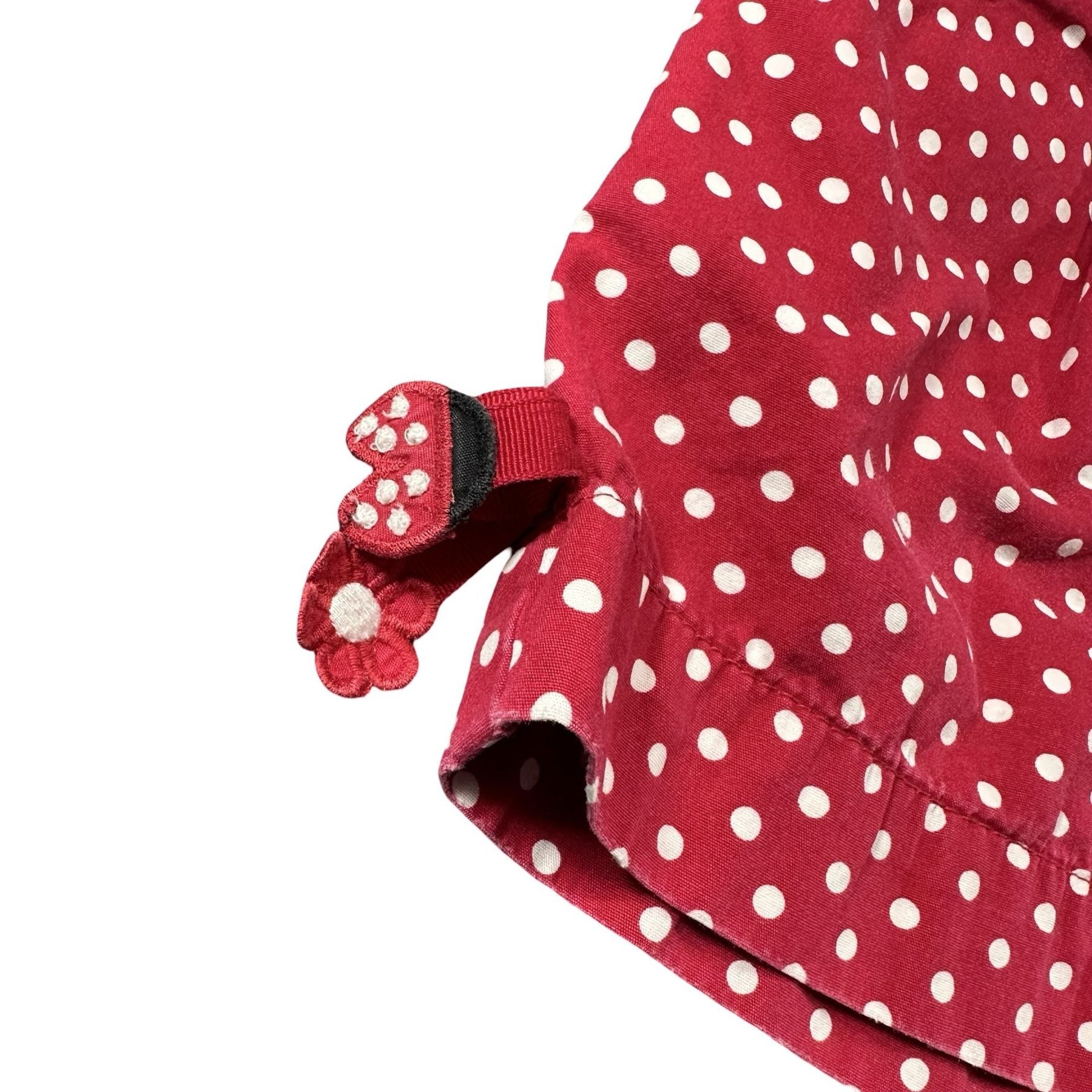 Gymboree Red Polka Dot Bow Trim Shorts Girls Size 7 - photo 3