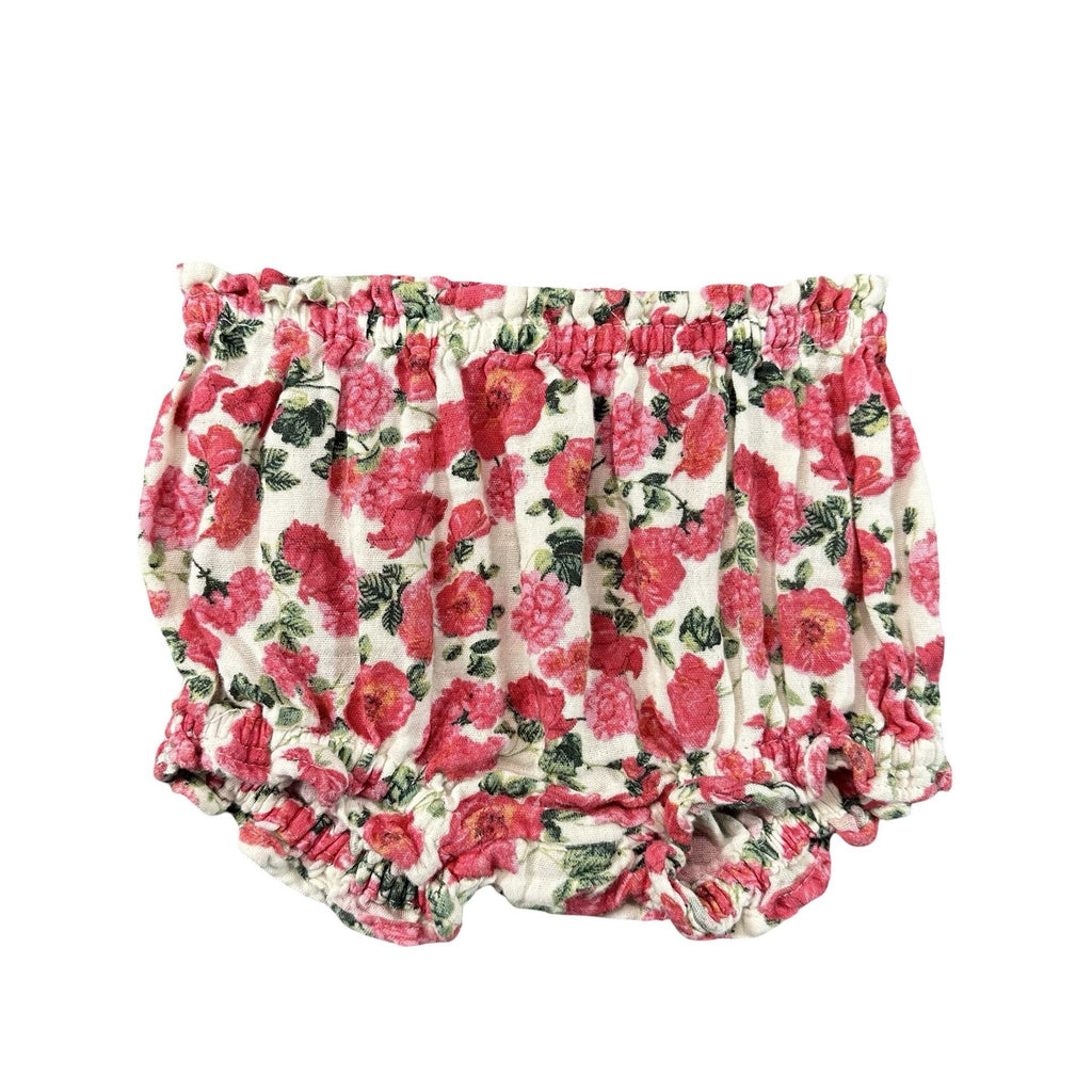 Old Navy Rose Floral Bloomer Shorts Baby 12-18M - photo 1