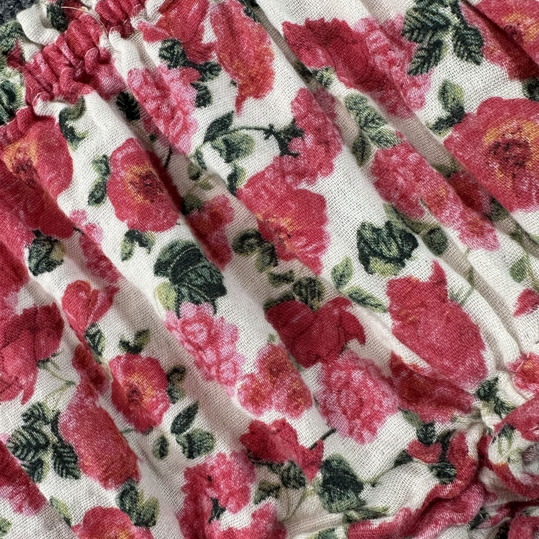 Old Navy Rose Floral Bloomer Shorts Baby 12-18M - photo 2