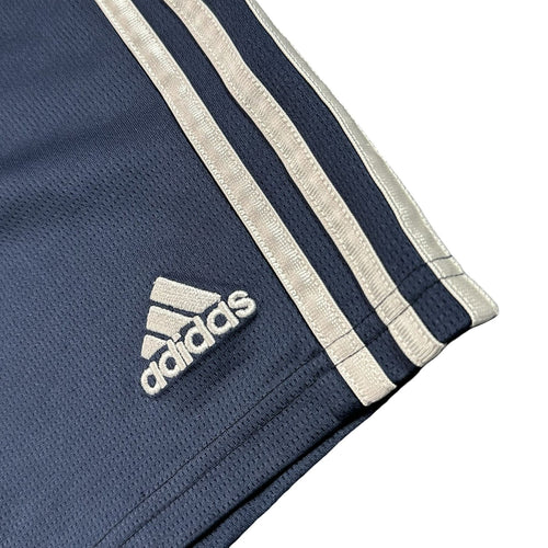adidas Navy 3-Stripe Mesh Athletic Shorts Youth M 10/12 - photo 2