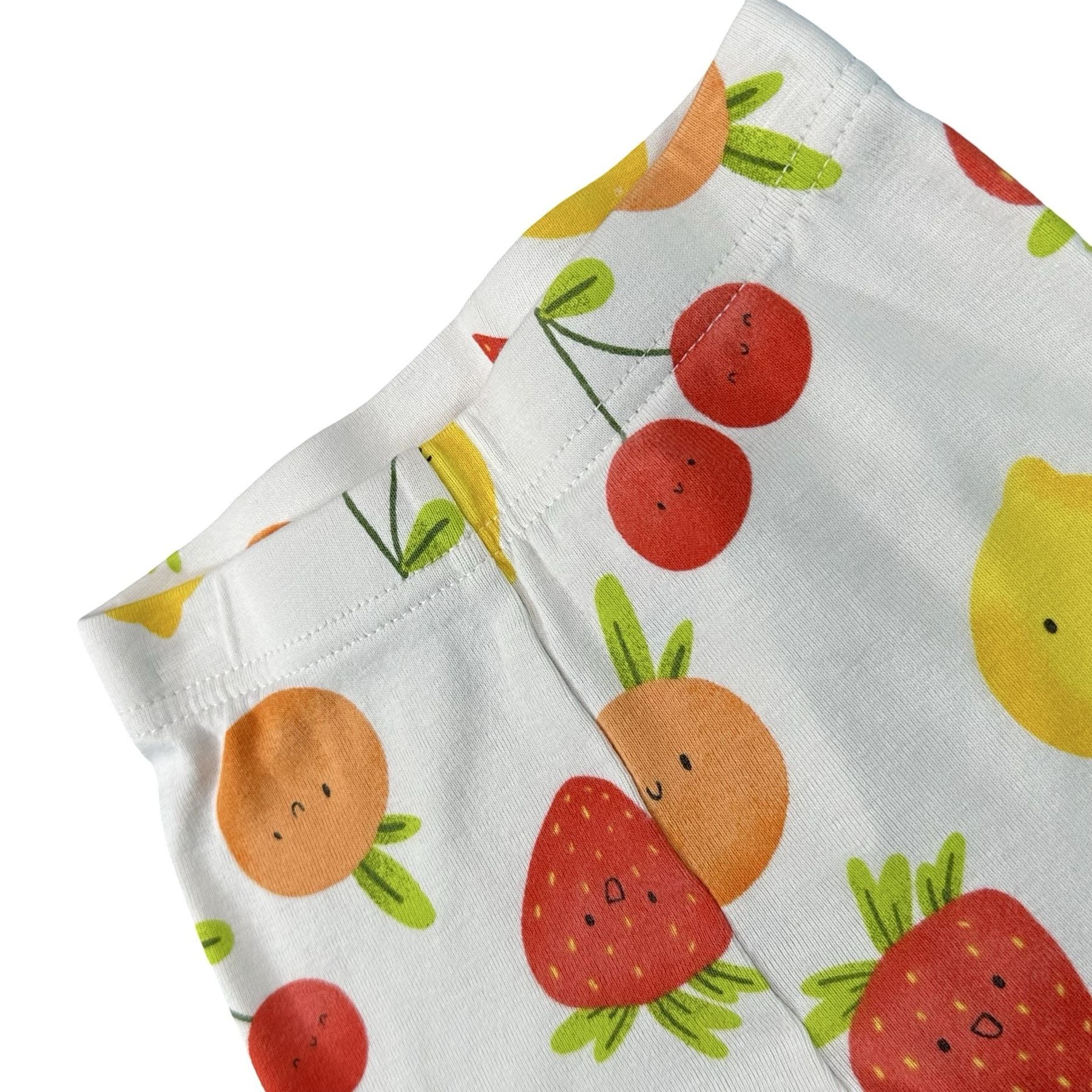 Old Navy Fruit Print Baby Leggings 12-18M Strawberry Lemon - photo 2
