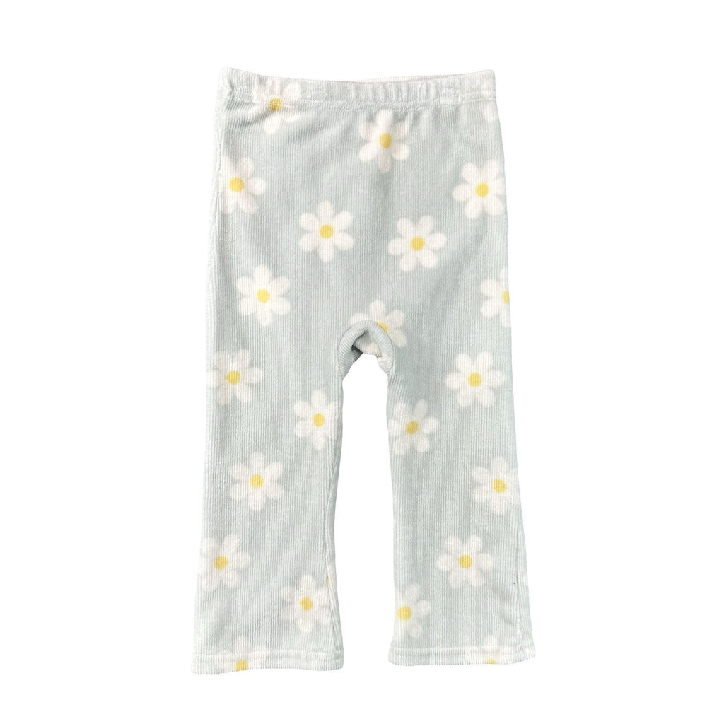 Sage Green Daisy Print Baby Leggings 18M - photo 1