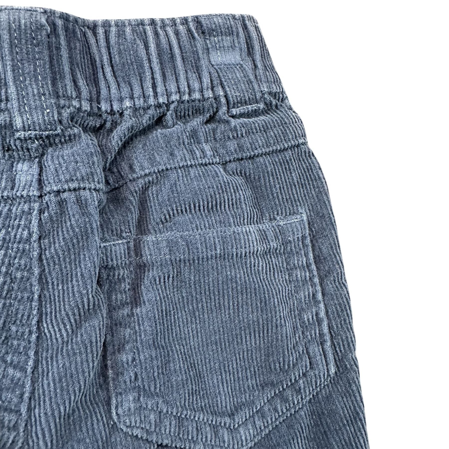Carter's Blue Corduroy Baby Pants 9M - back pocket detail