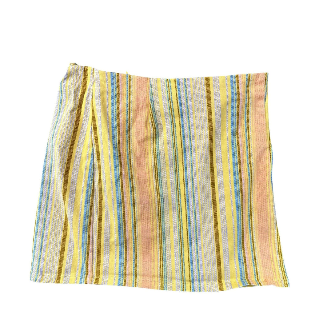 Yellow Stripe A-Line Skirt Girls L - photo 1
