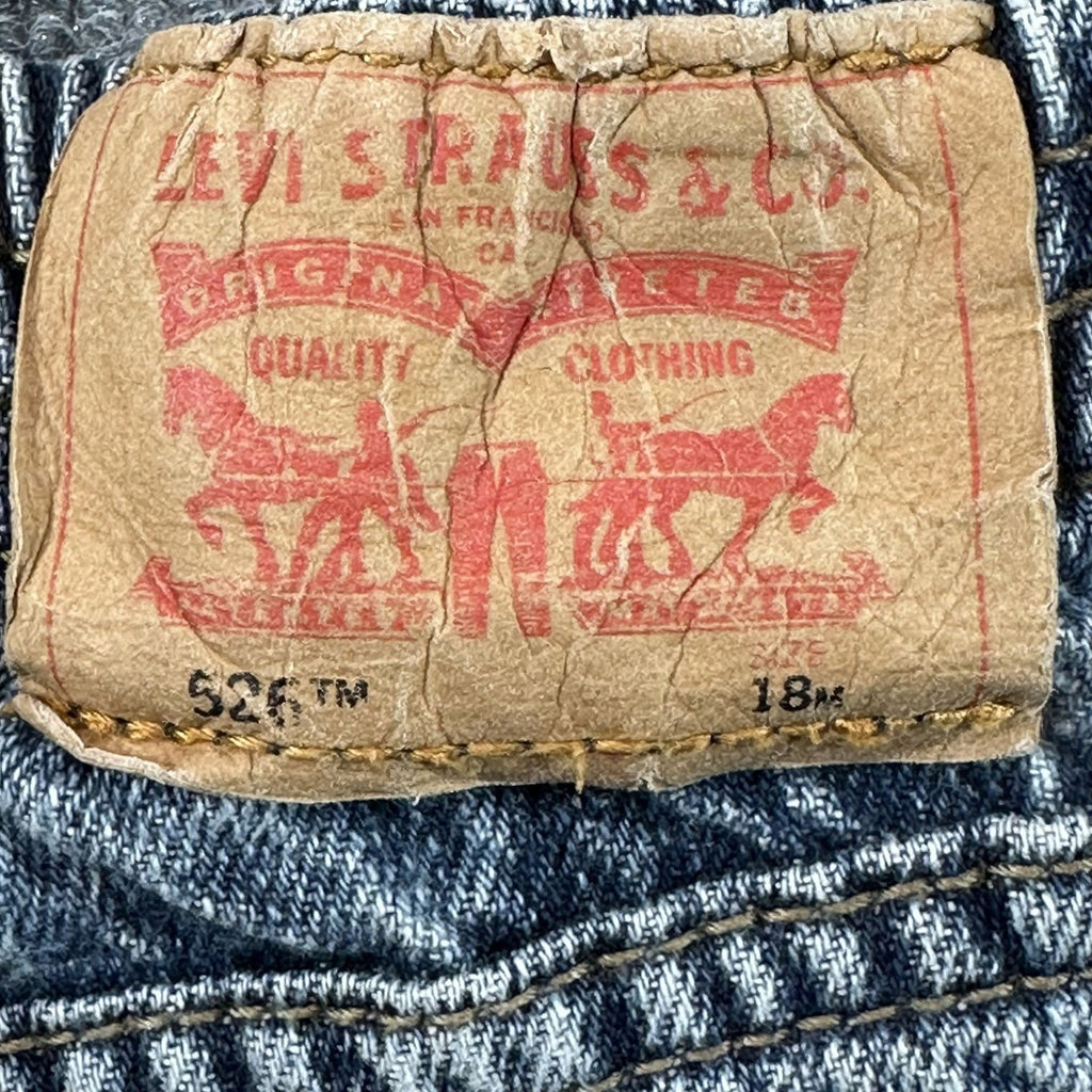 Levi's 526 Baby Jeans 18M - Levi Strauss leather patch size 18M