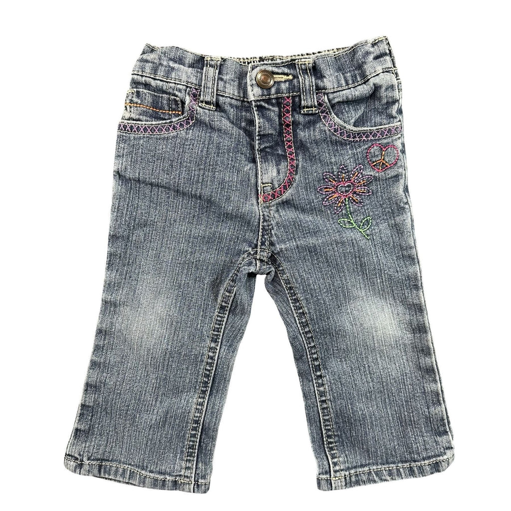 Xhilaration Embroidered Baby Jeans 12M - photo 1