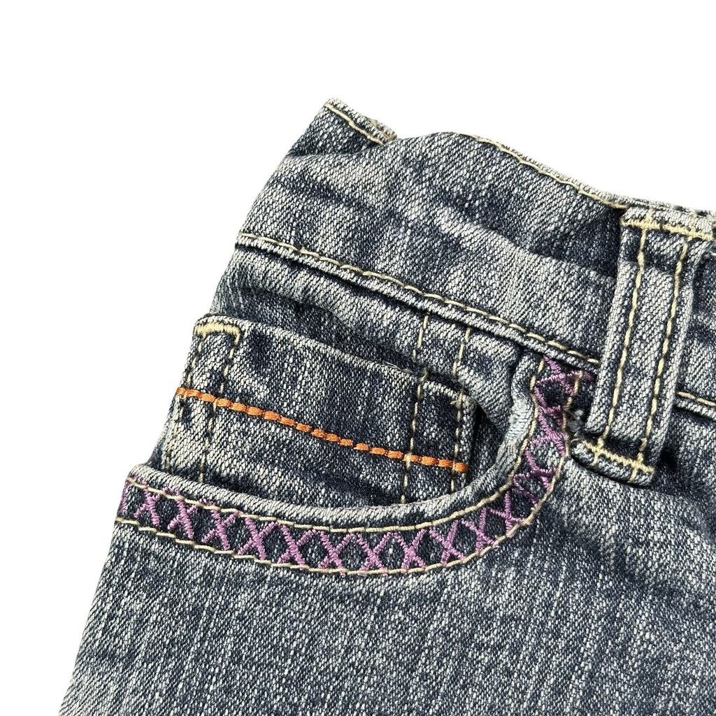 Xhilaration Embroidered Baby Jeans 12M - pocket embroidery detail
