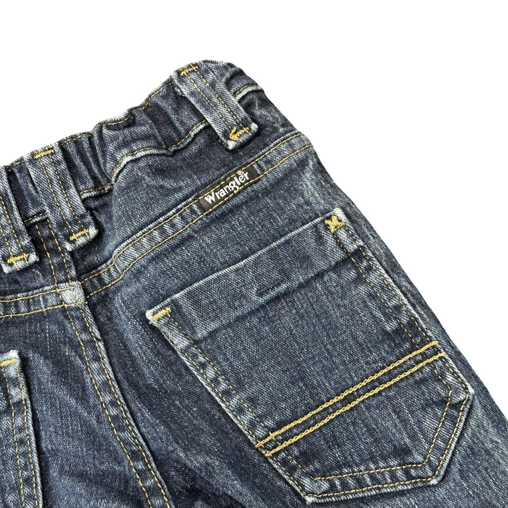 Wrangler Kids Jeans Size 6 - W back pocket stitching detail