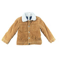Little Me Tan Corduroy Sherpa Jacket 24M - photo 1