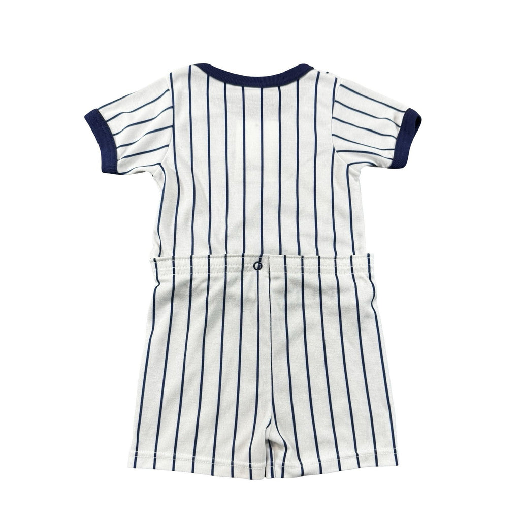 Vintage Tykes Baseball Romper 24M - back view