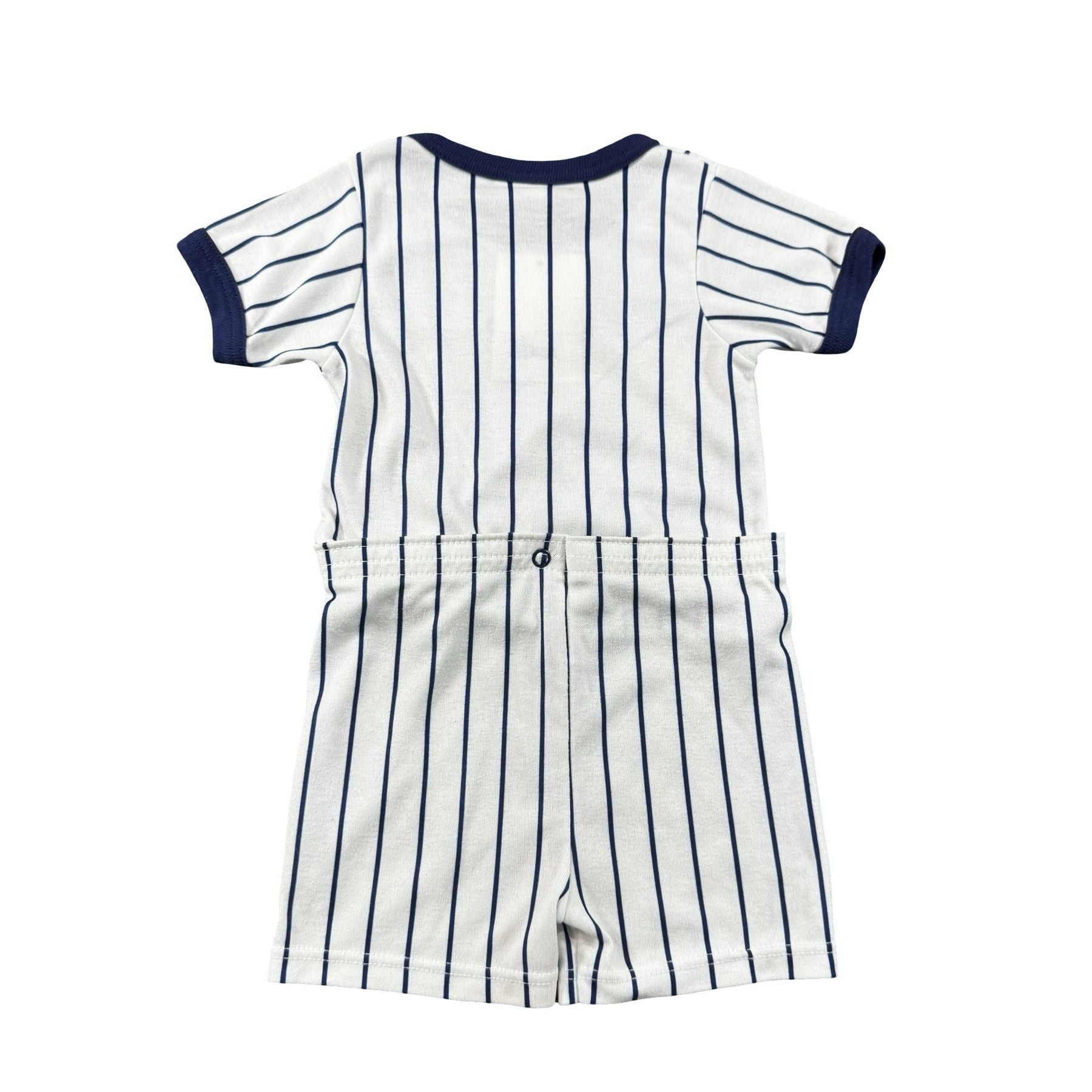 Vintage Tykes Baseball Romper 24M - back view