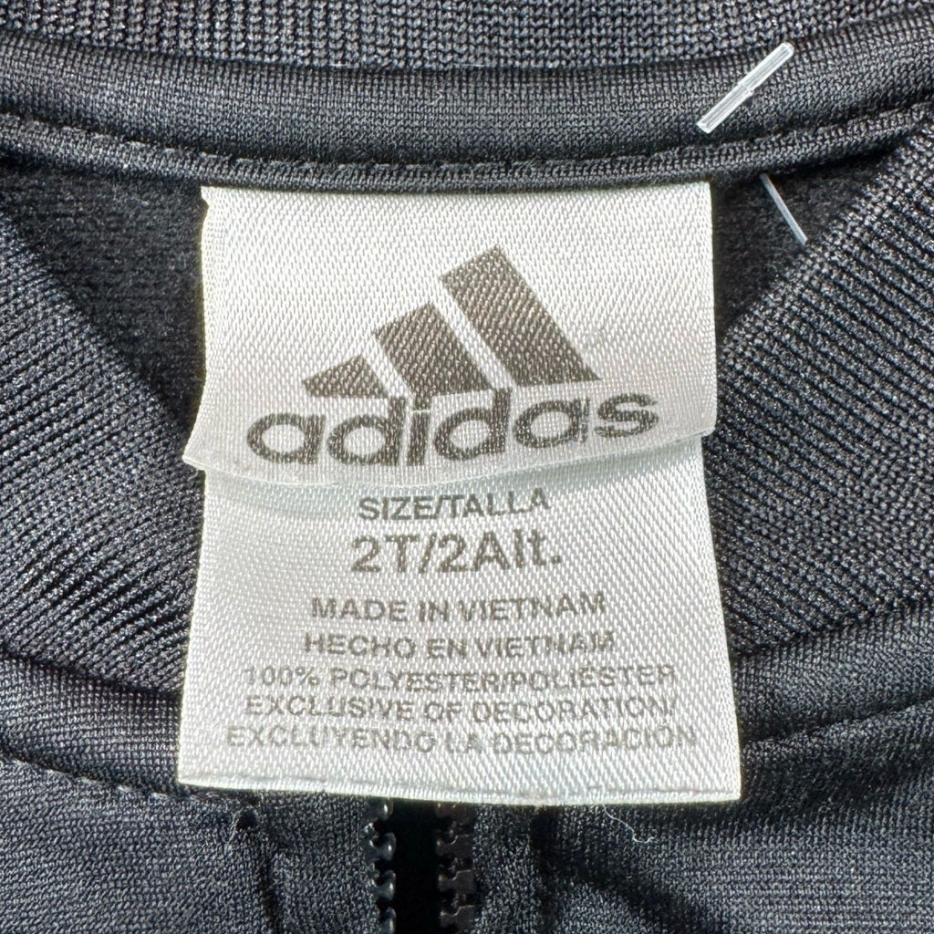 adidas Black Track Jacket Toddler 2T - adidas size tag 2T