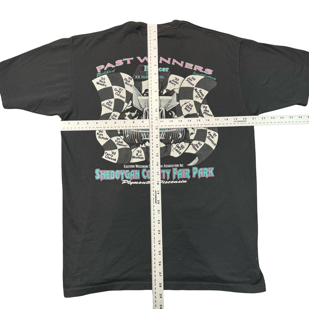 Vintage 1994 Etchie Biertzer Memorial Sprint Car Tee WSCA Made in USA Mens L