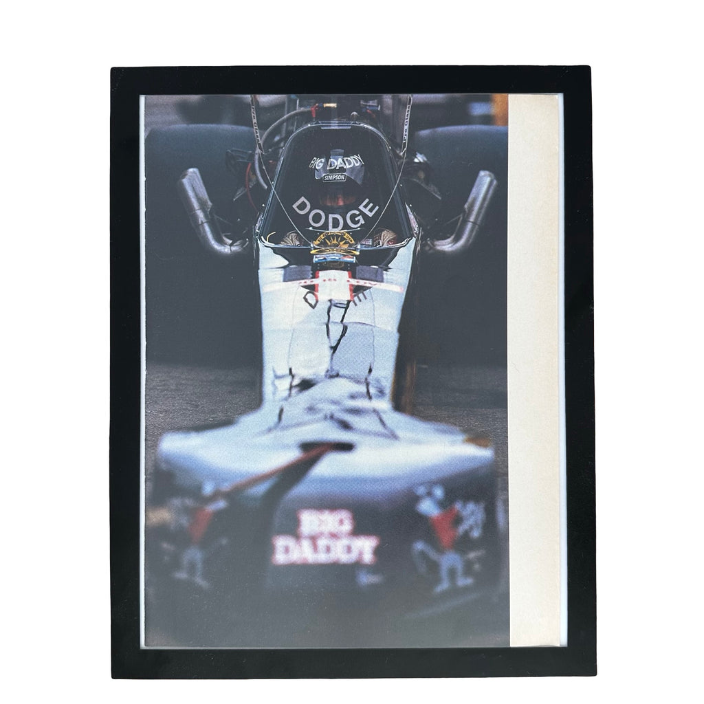 Big Daddy Don Garlits Dodge Top Fuel Dragster Framed Vintage Magazine Print