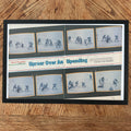 Framed vintage Sports Illustrated NHL hockey double page magazine article