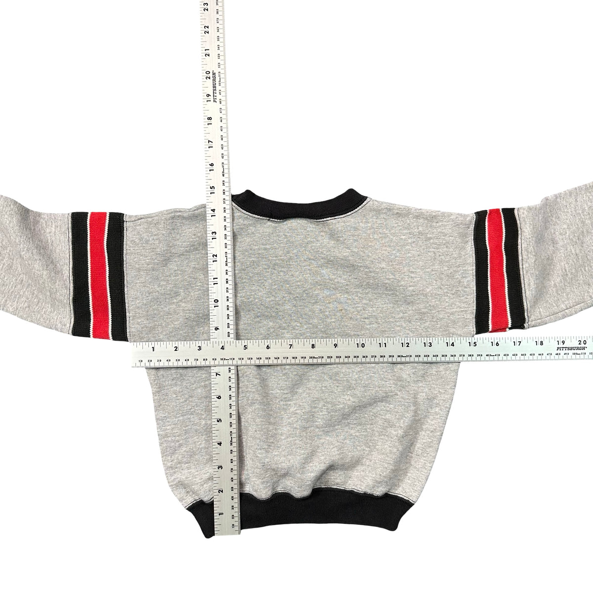 Vintage 90s Nike Basketball Swoosh Colorblock Sweatshirt Grey Kids M