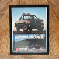 Dodge Dakota 4x4 Ground Breaker 1989 Framed Vintage Magazine Ad
