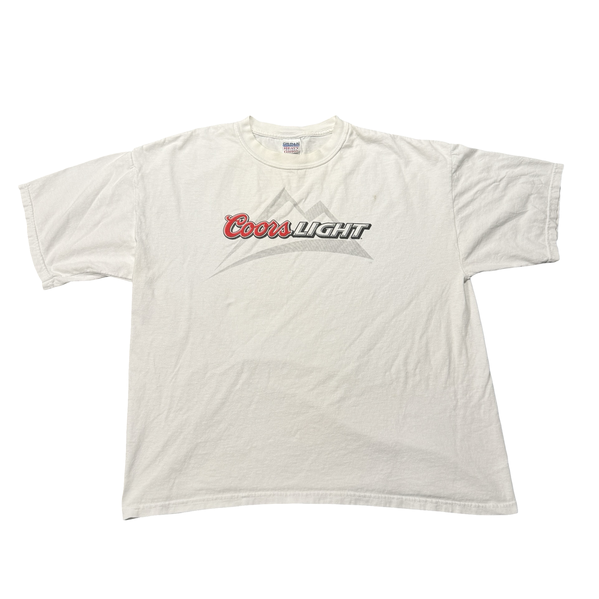 Coors Light white graphic tee front
