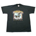 1998 Iditarod Alaska black sled dog tee front