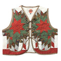 Paisley Star Patchwork M quilted vest rework - front