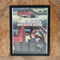 Ford Bronco II Eddie Bauer Edition 4x4 Framed Vintage Magazine Ad