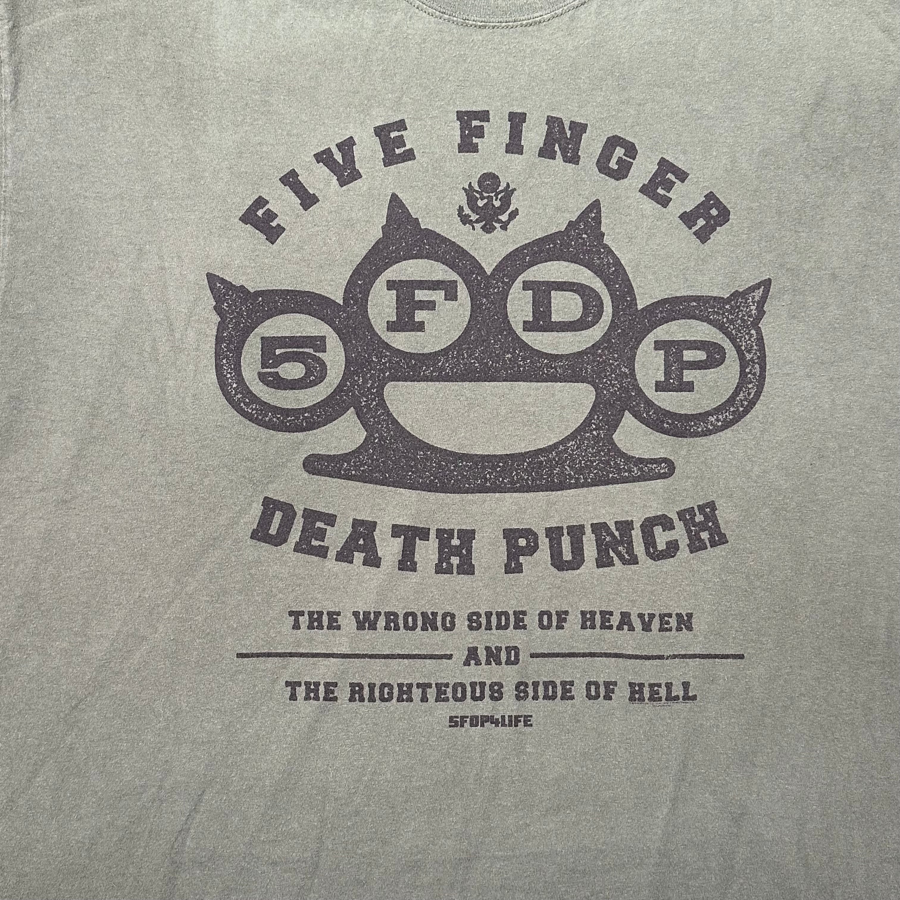 5FDP brass knuckle logo print detail