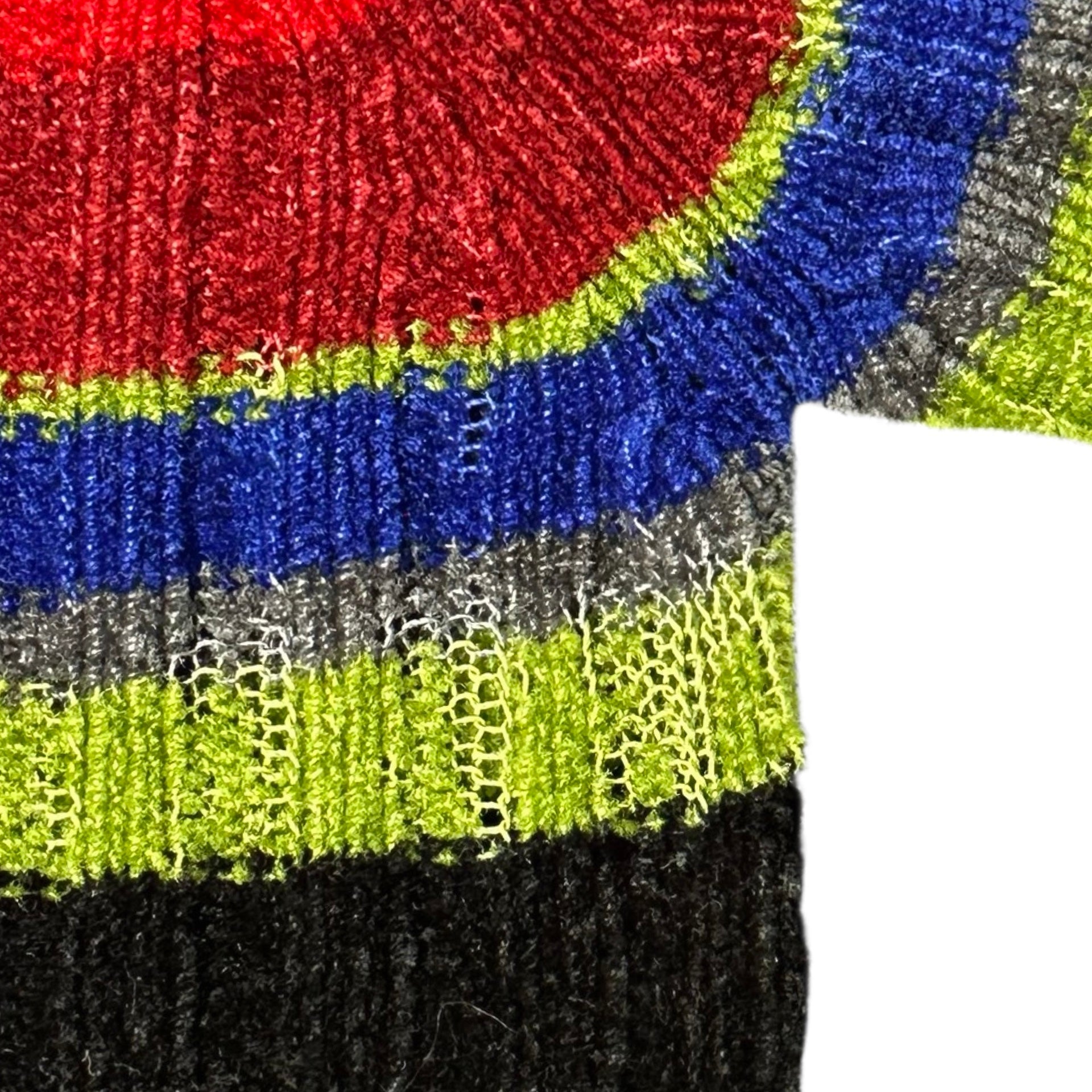 Chenille knit detail