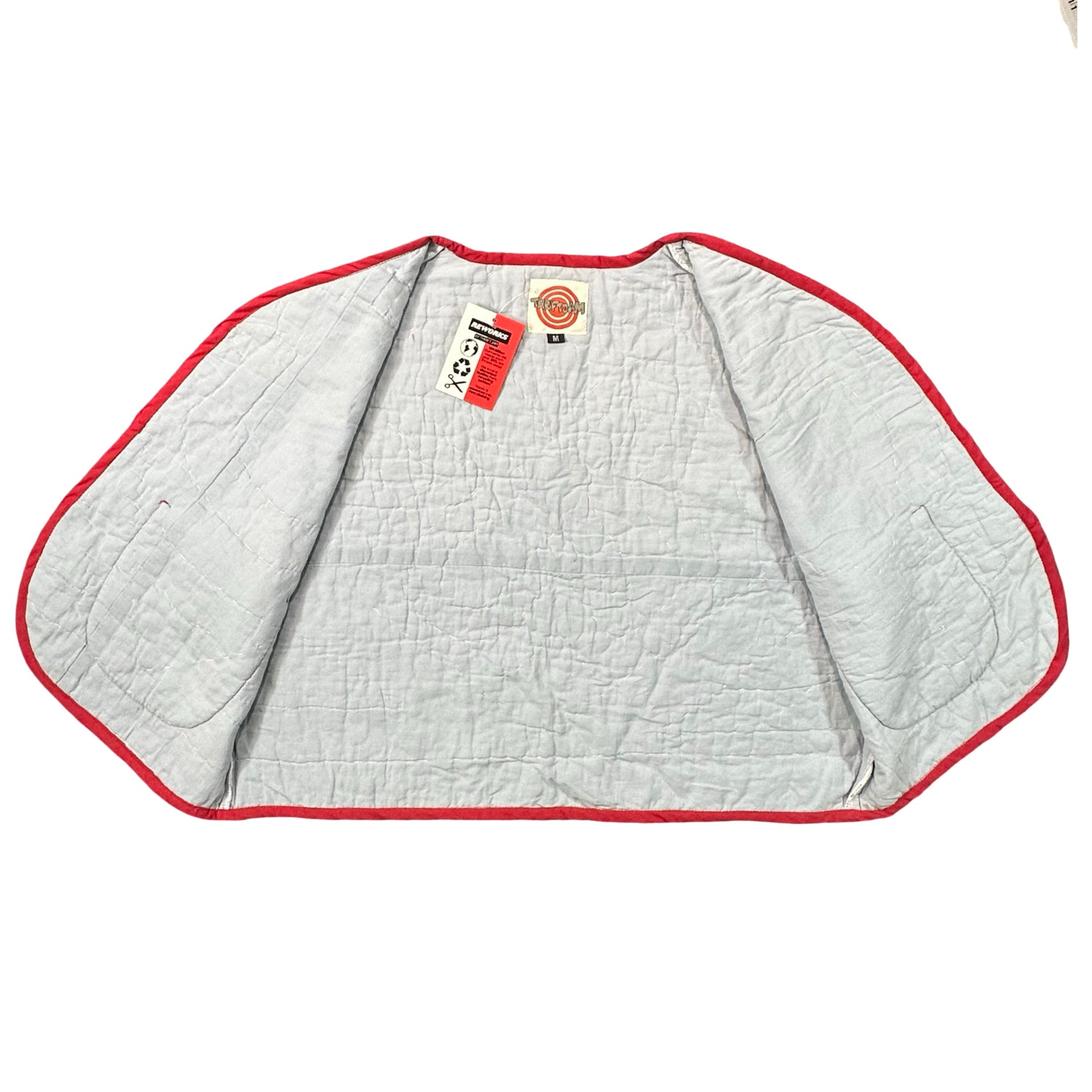 Sandlot Baseball M quilted vest rework - lining