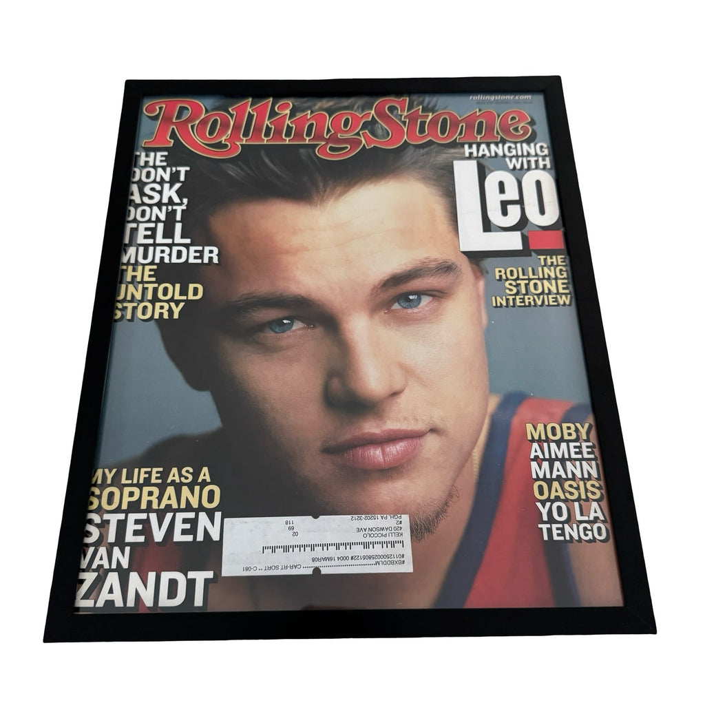 Vintage Leonardo DiCaprio Rolling Stone Cover 10x12 Framed Magazine Print
