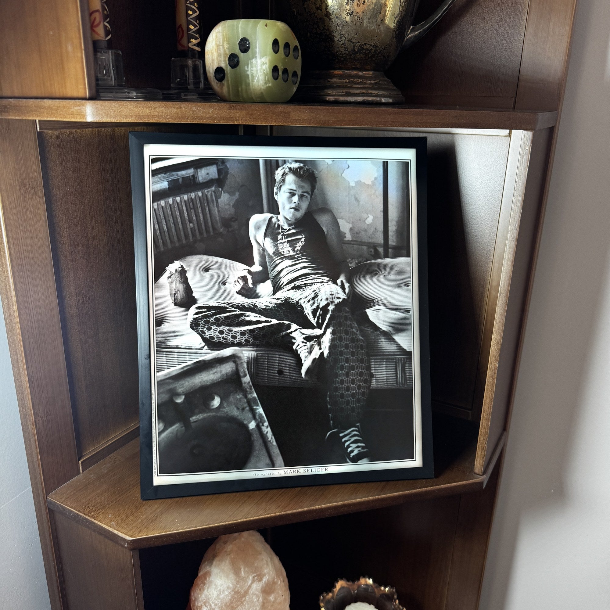 Vintage Leonardo DiCaprio Rolling Stone Photo 10x12 Framed Magazine Print