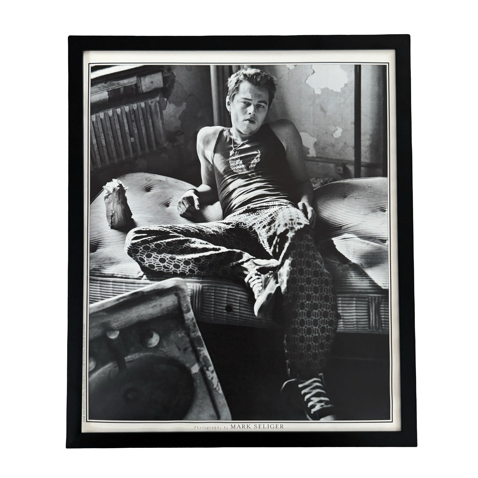 Vintage Leonardo DiCaprio Rolling Stone Photo 10x12 Framed Magazine Print