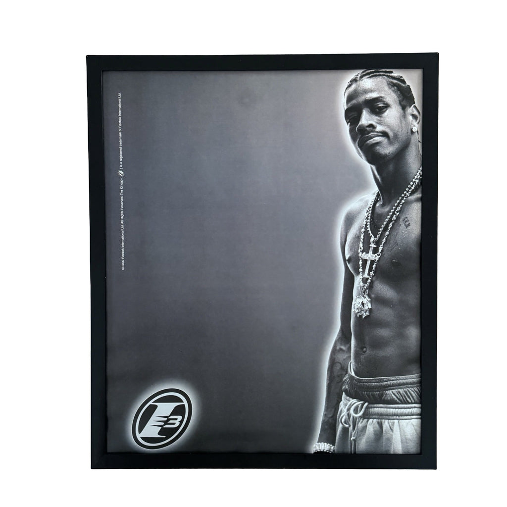 Vintage Allen Iverson Reebok I3 Ad 10x12 Framed Magazine Print