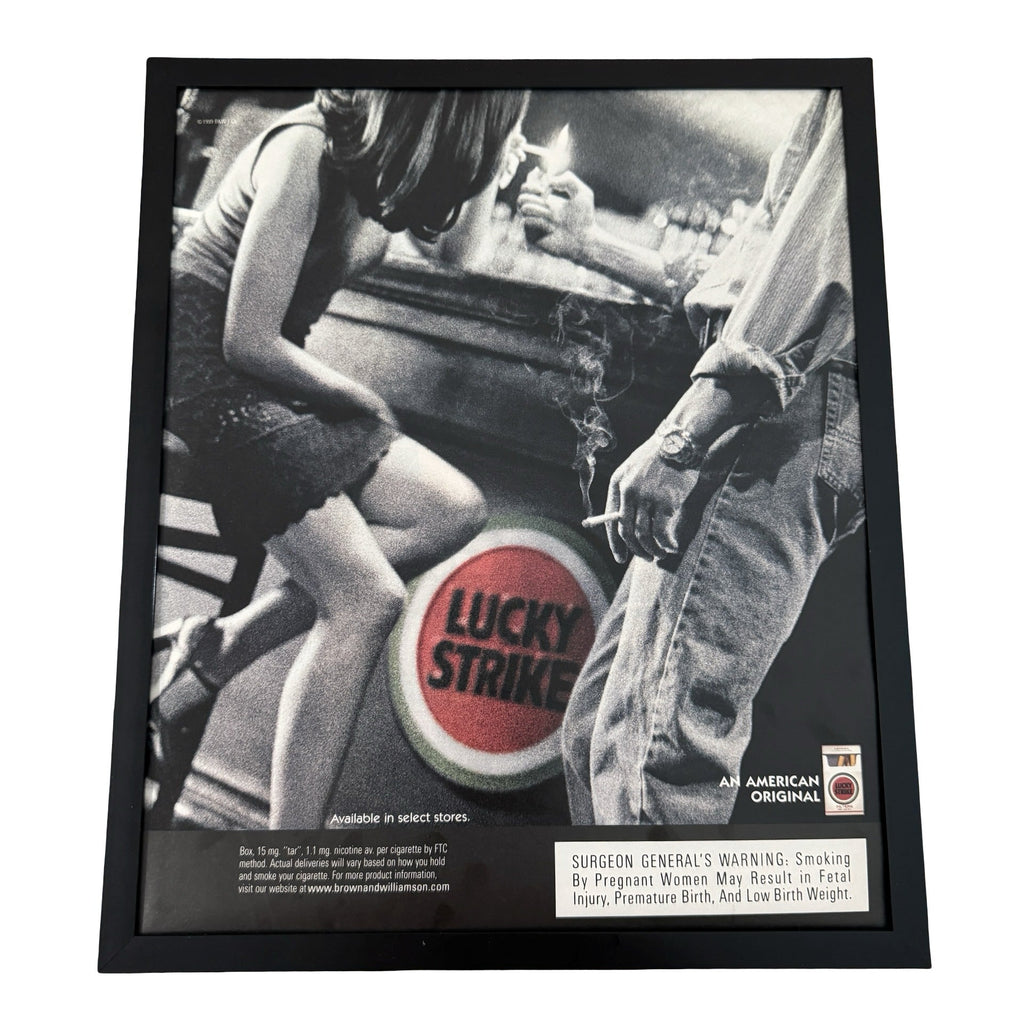 Vintage Lucky Strike Cigarette Ad 10x12 Framed Magazine Print