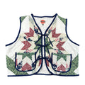 Evergreen Star XL quilted vest rework, front
