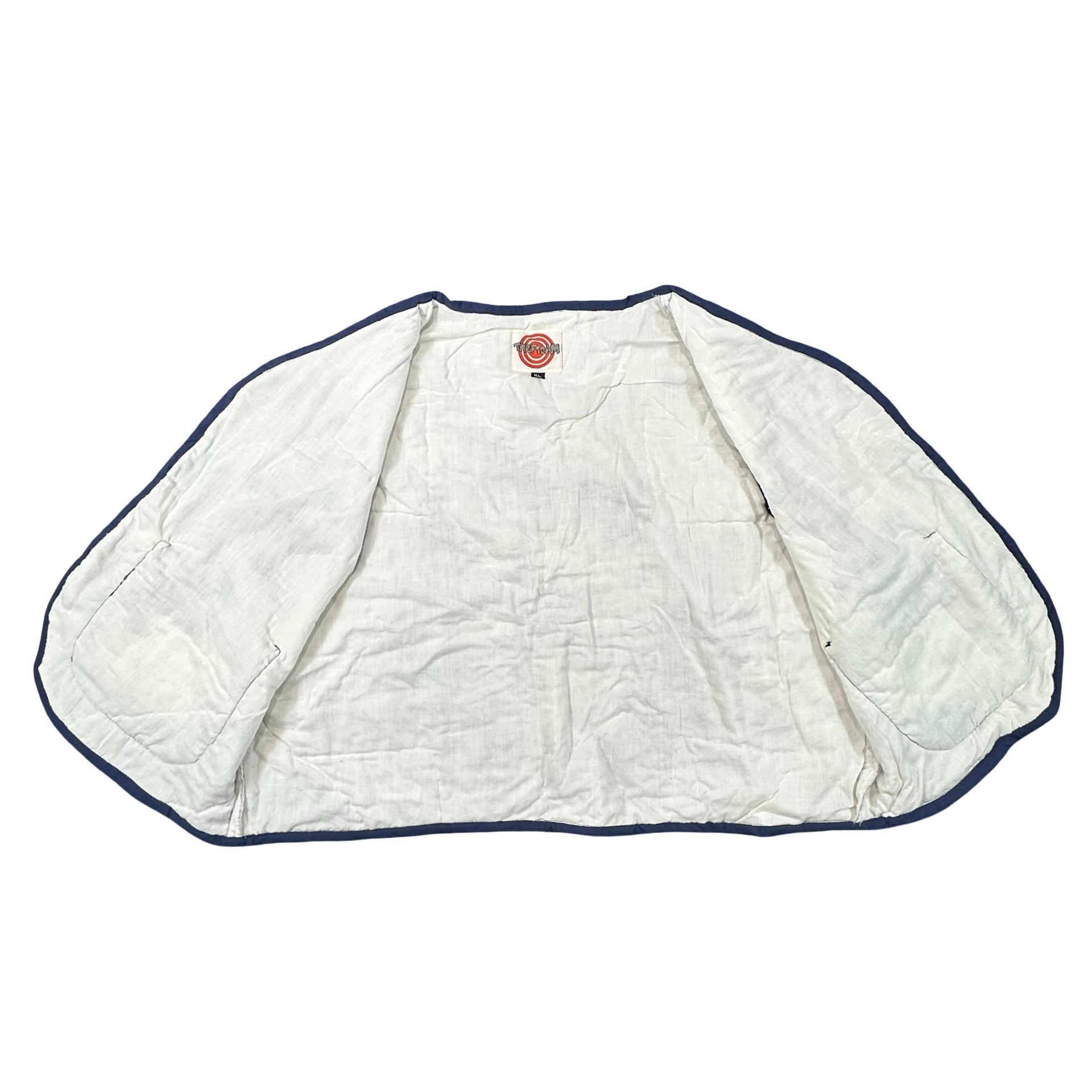 Evergreen Star XL quilted vest rework, inside lining
