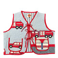 Firehouse Novelty XL quilted vest rework, front