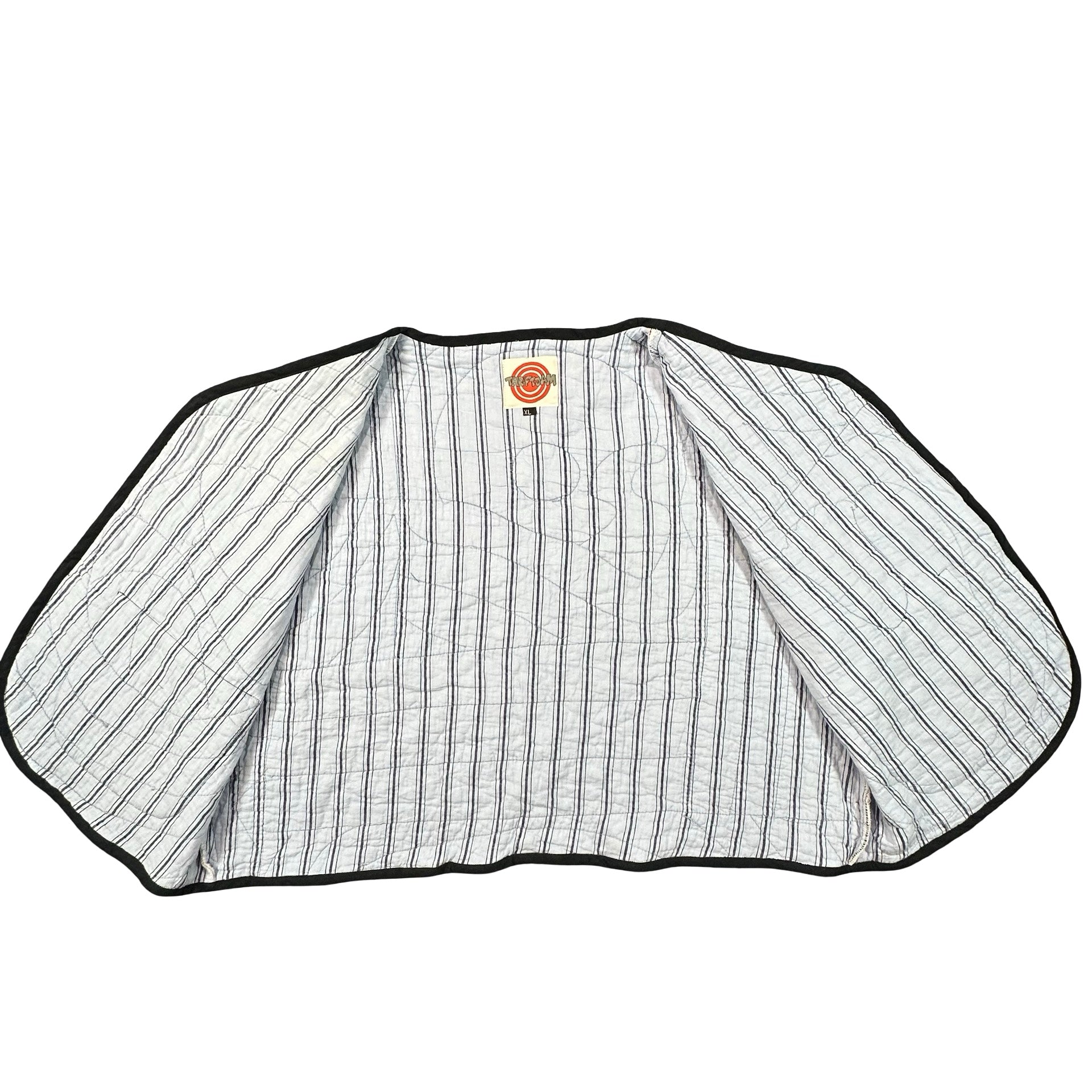 All Star Sports XL quilted vest rework, inside lining